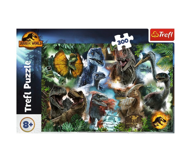 Puzzle trefl 300 jurrasic world dinozaurii favoriti Puzzle trefl 300 jurrasic world dinozaurii favoriti