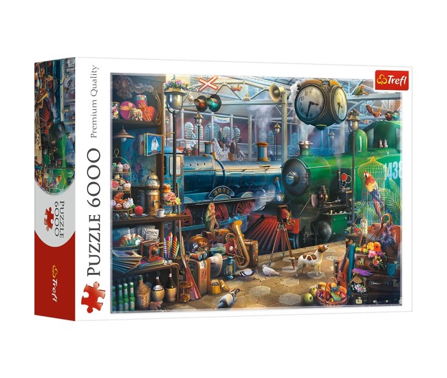 Puzzle trefl 6000 statia de tren Puzzle trefl 6000 statia de tren