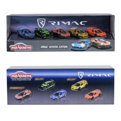 Majorette set 5 masinute rimac nevera edition giftpack