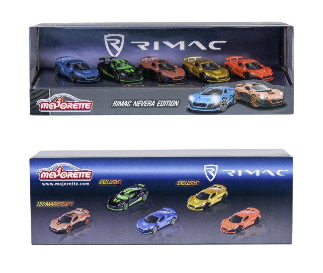 Majorette set 5 masinute rimac nevera edition giftpack Majorette set 5 masinute rimac nevera edition giftpack