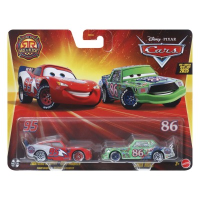 Cars3 set 2 masinute metalice fulger mcqueen si chick hicks