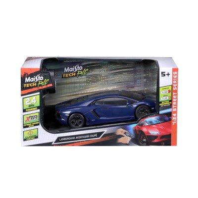 Maisto masinuta cu telecomanda 2.4ghz lamborghini aventador coupe scara 1 la 24