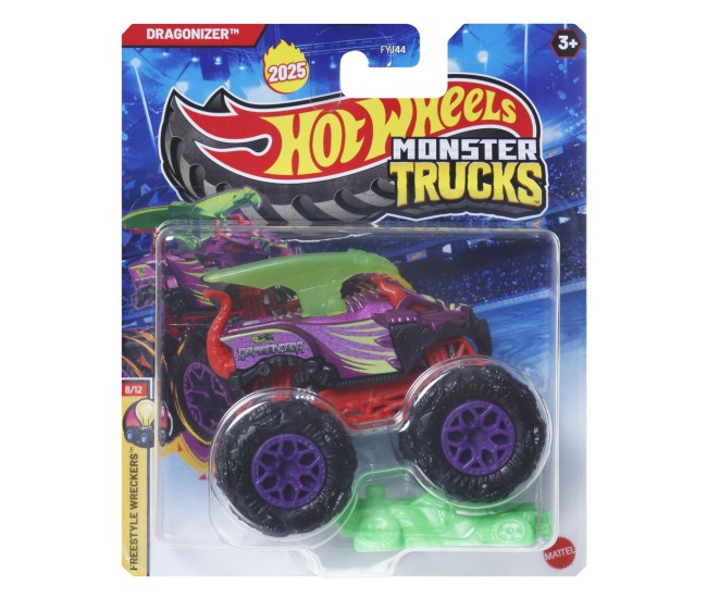Hot wheels monster truck masinuta dragonizer scara 1:64 Hot wheels monster truck masinuta dragonizer scara 1:64