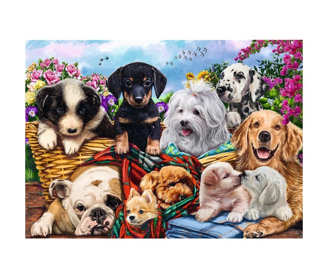 Puzzle trefl uft 500 catelusii lenesi Puzzle trefl uft 500 catelusii lenesi