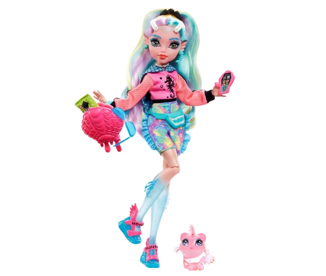 Monster high papusa lagoona blue cu animalut si accesorii Monster high papusa lagoona blue cu animalut si accesorii