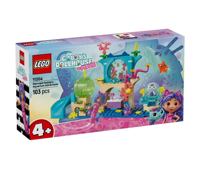 Lego gabbys dollhouse filmul aventurile in acvariu ale sirenei gabby 11204 Lego gabbys dollhouse filmul aventurile in acvariu ale sirenei gabby 11204