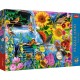Puzzle trefl 1000 premium plus tea time viata la tara pasari cantatoare Puzzle trefl 1000 premium plus tea time viata la tara pasari cantatoare