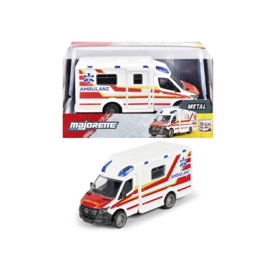 Majorette ambulanta metalica mercedes benz sprinter scara 1 la 43 Majorette ambulanta metalica mercedes benz sprinter scara 1 la 43