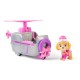 Patrula catelusilor vehicul si figurina skye cu accesorii de craciun Patrula catelusilor vehicul si figurina skye cu accesorii de craciun