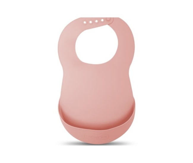 Bavetă moale cu buzunar, roz, forest, suavinex